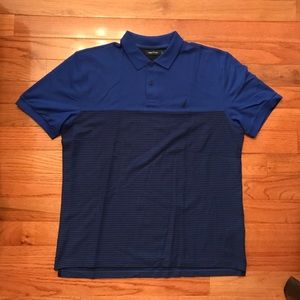 BOGO❗️Nautica blue stripe polo